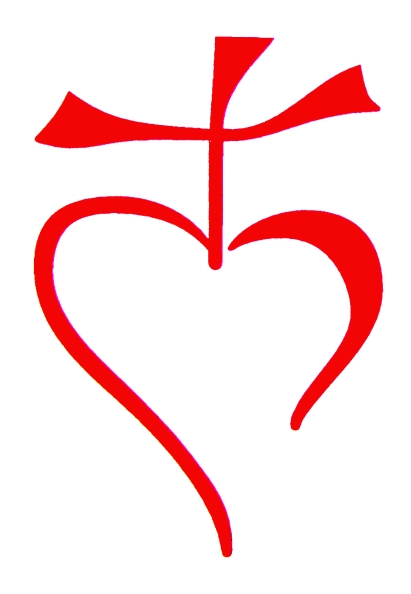 Ikona srdca s krížom